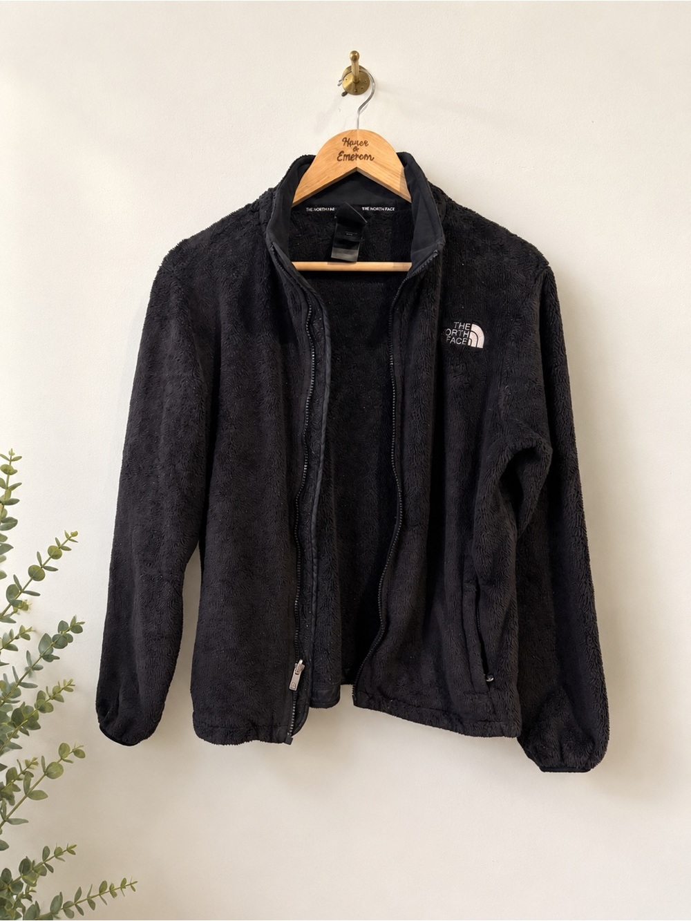 The North Face Black Fleece Full Zip Jacket Size M